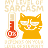 Sassy Cat Sarcasm Graphic Tee