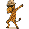 giraffe dabbing 2
