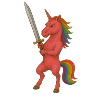 Schwert und Einhorn