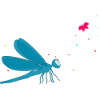 La libellule et le papillon