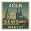 Cologne Souvenir Stamp