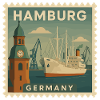 Hamburg Port Stamp