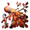 Elegance in feathers: