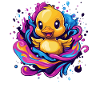 Squeaky Rubber Duck Splash