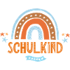 Schulkind Boho Retro Regenbogen