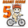VÉLO CHAT BAAM !! DÉJÀ CINQ