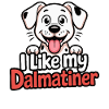J’aime mon chien dalmatien Love