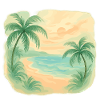Tropical beach magic