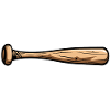 Baseball bat wood