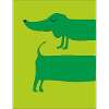 Teckel Chien Vert