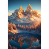 Stunning Alpine Mountain Sunrise