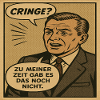 Retro Pop‑Comic Kringel Humor