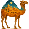 camel desert