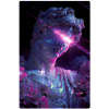 Vaporwave Glitch Punk David Statue