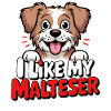 J’aime mon Malteser Hundeliebe