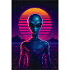 Neon Alien – 80s Future Design