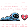 Cute Cartoon AI Robot