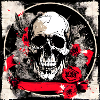 Skull Tattoo Heavy Metal Rocker