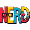 Nerd Chromatique Typographie 3D