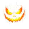 Spooky Pumpkin Face Halloween