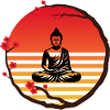 Buddha sunset