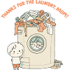 Thanks for the laundry, mom !