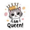 Katze Koenigin