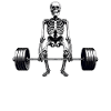 Kreuzheben Skeleton Gym Workout