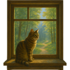 Cat at the window
