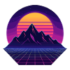 Neon Sunset Peaks