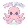 Cute Octopus "Free Hugs"