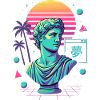 Vaporwave Ästhetik – Antike trifft Neon
