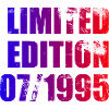 30th Birthday Limited Edition 07/1995