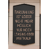 Barzahlung nicht möglich
