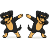 Dog Comic Dabbing 2