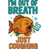 Funny Coughing Fish Cartoon