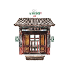Chinesisch_Architektur in Sommerpalast_Yulan 1889
