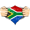 South Africa flag design used