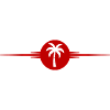 Palm tree line icon
