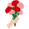 Pour vous- Fleur d’œillet rouge3