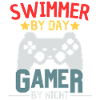 Float Gamer Funny Swim Design