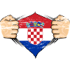 Croatia flag design used