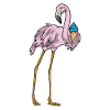 Glace Flamingo Waffle