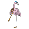 Flamingo Baseball Baseball Glove