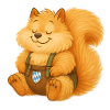 Woachkatzl - fluffy squirrel