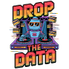 Drop the Data DJ Robot Techno Design