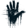Hand with splash effect