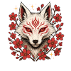Kitsune Fox, Japanese Anime & Mythology