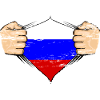 Russia flag design used