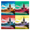 Cologne Cathedral,Cathedral,Cologne,Hearts,Painting,Warhol